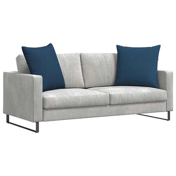 Grote foto vidaxl sofa kussens 2 stuks blauw 60 x 60 cm stof huis en inrichting woningdecoratie