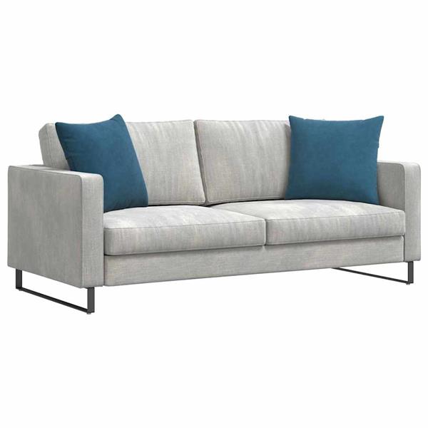 Grote foto vidaxl sofa kussens 2 stuks blauw 50 x 50 cm cordstof huis en inrichting woningdecoratie