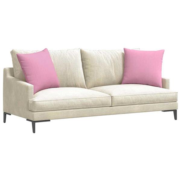 Grote foto vidaxl sofa kussens 2 stuks roze 50 x 50 cm stof huis en inrichting woningdecoratie