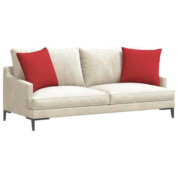 Grote foto vidaxl sofa kussens 2 stuks rood 50 x 50 cm stof huis en inrichting woningdecoratie