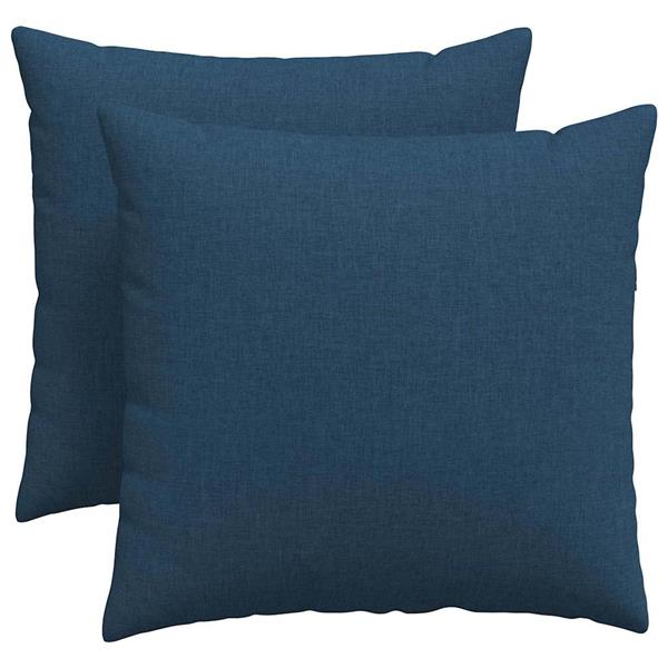 Grote foto vidaxl sofa kussens 2 stuks blauw 50 x 50 cm stof huis en inrichting woningdecoratie