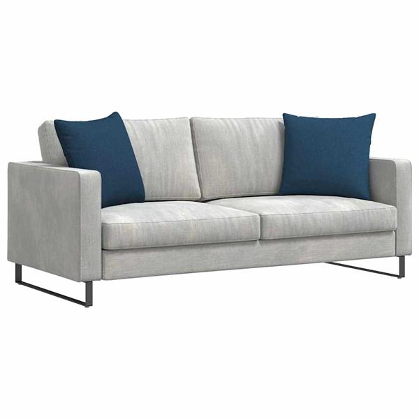 Grote foto vidaxl sofa kussens 2 stuks blauw 50 x 50 cm stof huis en inrichting woningdecoratie