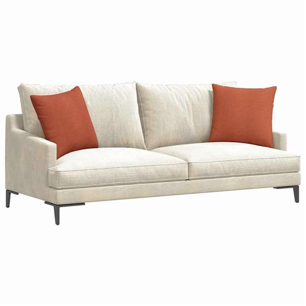 Grote foto vidaxl sofa kussens 2 stuks rood oranje 45 x 45 cm cordstof huis en inrichting woningdecoratie