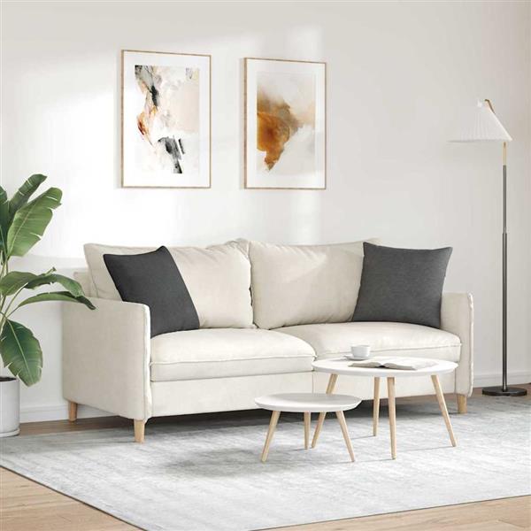 Grote foto vidaxl sofa kussens 2 stuks donkergrijs 45 x 45 cm cordstof huis en inrichting woningdecoratie