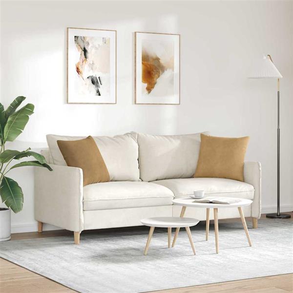 Grote foto vidaxl sofa kussens 2 stuks bruin 45 x 45 cm cordstof huis en inrichting woningdecoratie