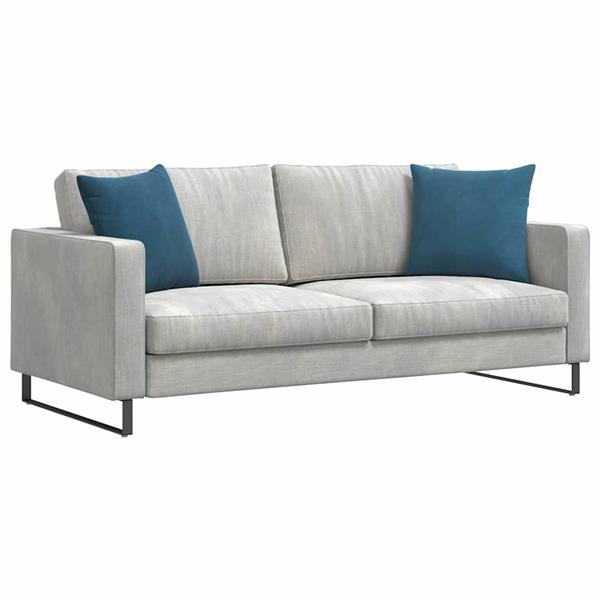 Grote foto vidaxl sofa kussens 2 stuks blauw 45 x 45 cm cordstof huis en inrichting woningdecoratie