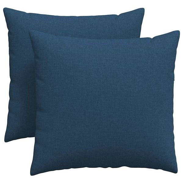 Grote foto vidaxl sofa kussens 2 stuks blauw 45 x 45 cm stof huis en inrichting woningdecoratie