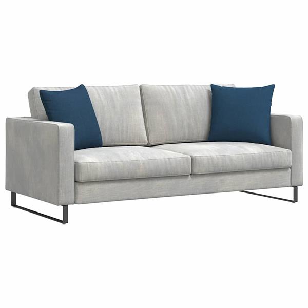 Grote foto vidaxl sofa kussens 2 stuks blauw 45 x 45 cm stof huis en inrichting woningdecoratie
