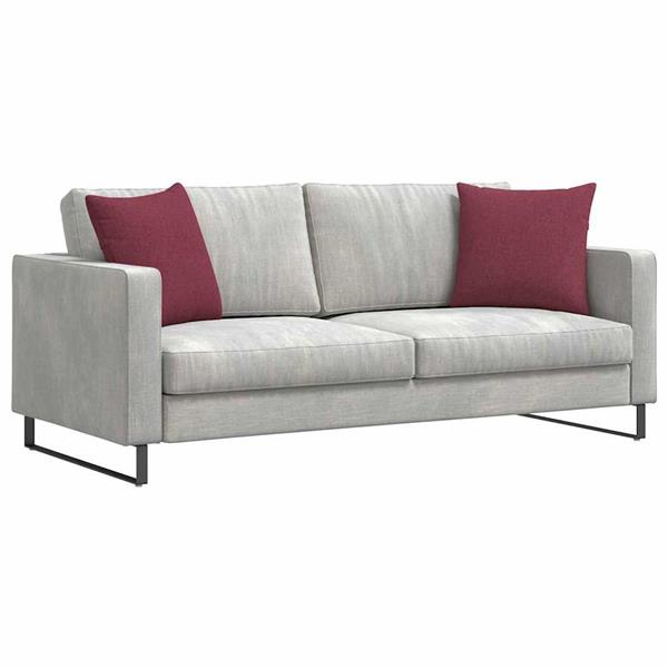 Grote foto vidaxl sofa kussens 2 stuks wijnrood 45 x 45 cm stof huis en inrichting woningdecoratie