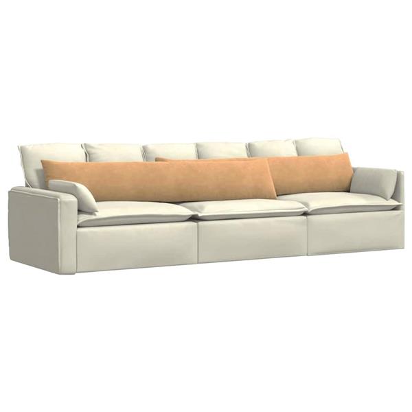 Grote foto vidaxl sofa kussens 2 stuks bruin 200 x 40 cm cordstof huis en inrichting woningdecoratie