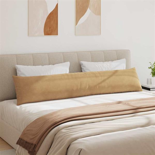 Grote foto vidaxl sofa kussens 2 stuks bruin 200 x 40 cm cordstof huis en inrichting woningdecoratie