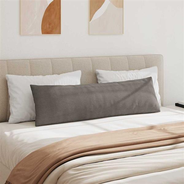 Grote foto vidaxl sofa kussens 2 stuks lichtgrijs 145 x 40 cm cordstof huis en inrichting woningdecoratie