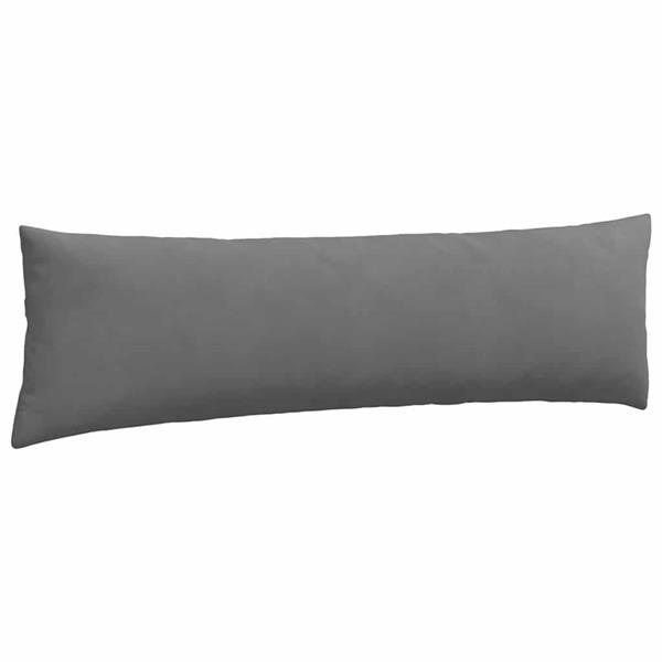 Grote foto vidaxl sofa kussens 2 stuks donkergrijs 145 x 40 cm stof huis en inrichting woningdecoratie