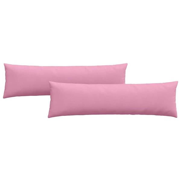 Grote foto vidaxl sofa kussens 2 stuks roze 145 x 40 cm stof huis en inrichting woningdecoratie