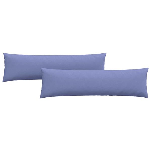Grote foto vidaxl sofa kussens 2 stuks blauw 145 x 40 cm stof huis en inrichting woningdecoratie