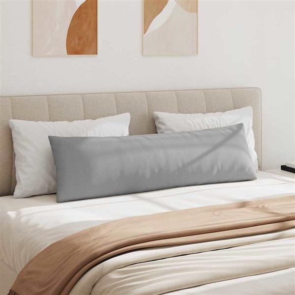 Grote foto vidaxl sofa kussens 2 stuks grijs 145 x 40 cm stof huis en inrichting woningdecoratie