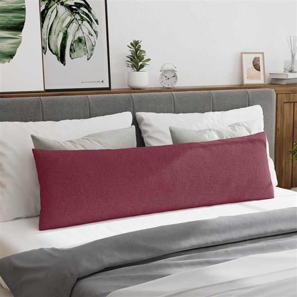 Grote foto vidaxl sofa kussens 2 stuks wijnrood 145 x 40 cm stof huis en inrichting woningdecoratie