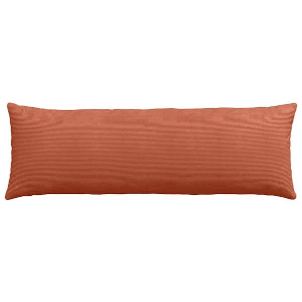 Grote foto vidaxl sofa kussens 2 stuks rood oranje 120 x 40 cm cordstof huis en inrichting woningdecoratie