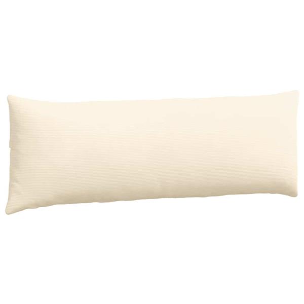 Grote foto vidaxl sofa kussens 2 stuks cr me 120 x 40 cm cordstof huis en inrichting woningdecoratie