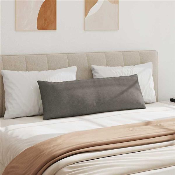 Grote foto vidaxl sofa kussens 2 stuks lichtgrijs 120 x 40 cm cordstof huis en inrichting woningdecoratie