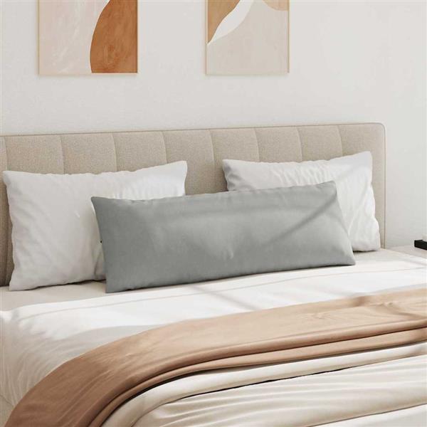 Grote foto vidaxl sofa kussens 2 stuks lichtgrijs 120 x 40 cm stof huis en inrichting woningdecoratie