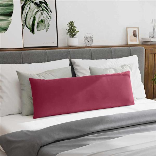 Grote foto vidaxl sofa kussens 2 stuks wijnrood 120 x 40 cm cordstof huis en inrichting woningdecoratie