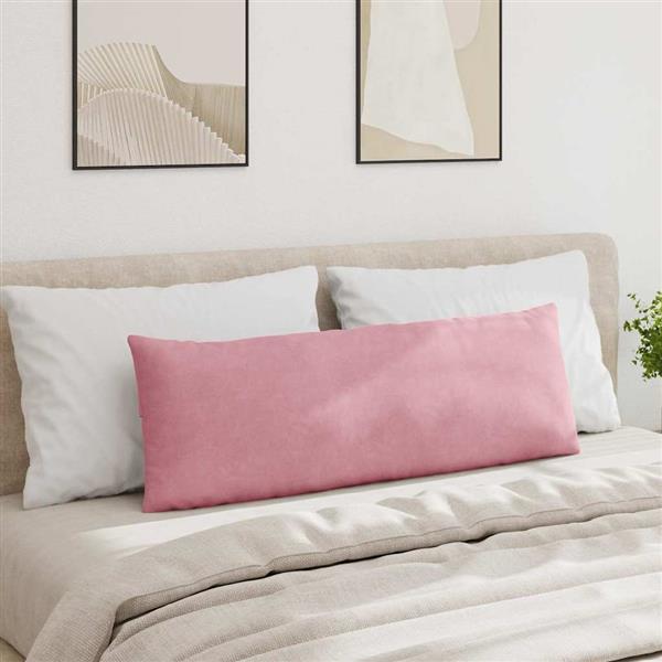 Grote foto vidaxl sofa kussens 2 stuks roze 120 x 40 cm cordstof huis en inrichting woningdecoratie