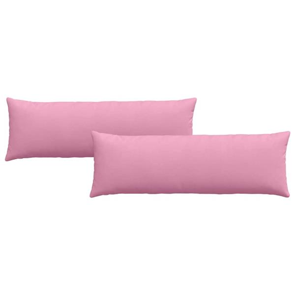 Grote foto vidaxl sofa kussens 2 stuks roze 120 x 40 cm stof huis en inrichting woningdecoratie