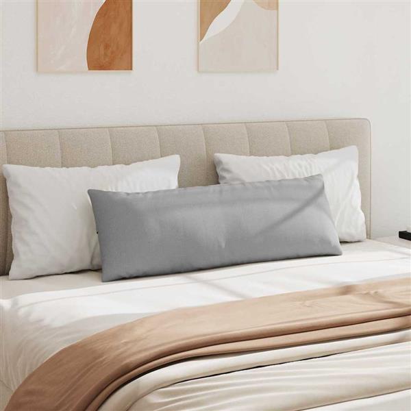 Grote foto vidaxl sofa kussens 2 stuks grijs 120 x 40 cm stof huis en inrichting woningdecoratie