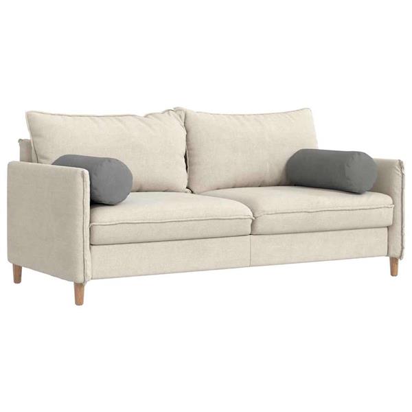 Grote foto vidaxl bolster kussens 2 stuks donkergrijs 25 x 70 cm microvezel stof huis en inrichting woningdecoratie