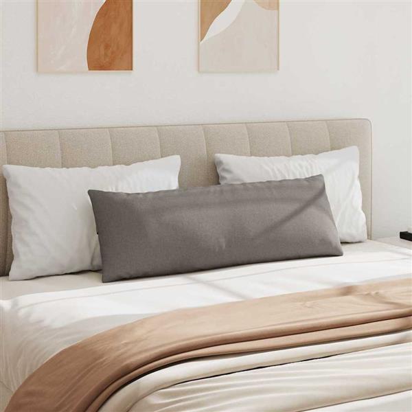 Grote foto vidaxl sofa kussens 2 stuks taupe 120 x 40 cm stof huis en inrichting woningdecoratie