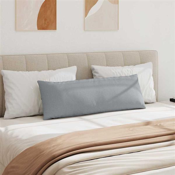 Grote foto vidaxl sofa kussens 2 stuks lichtgrijs 120 x 40 cm stof huis en inrichting woningdecoratie