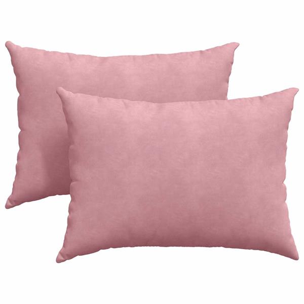 Grote foto vidaxl sofa kussens 2 stuks roze 70 x 50 cm cordstof huis en inrichting woningdecoratie