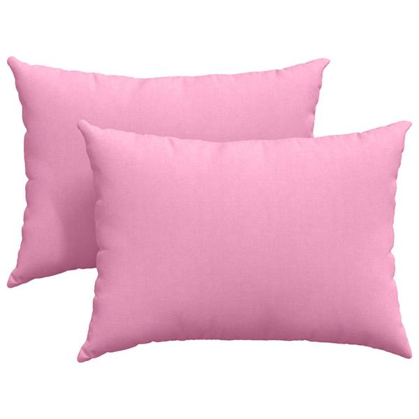 Grote foto vidaxl sofa kussens 2 stuks roze 70 x 50 cm stof huis en inrichting woningdecoratie