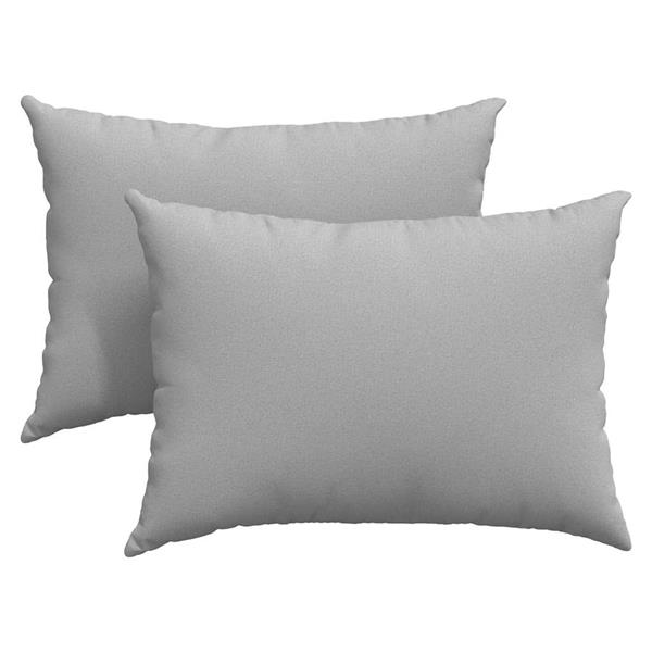 Grote foto vidaxl sofa kussens 2 stuks grijs 70 x 50 cm stof huis en inrichting woningdecoratie