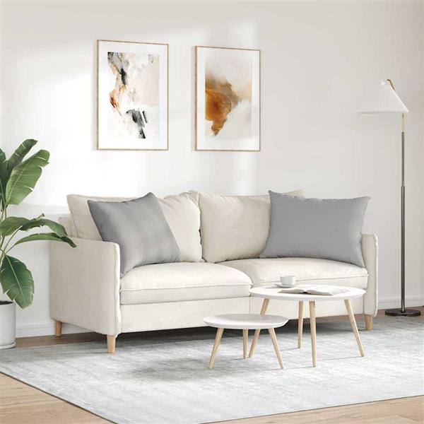 Grote foto vidaxl sofa kussens 2 stuks grijs 70 x 50 cm stof huis en inrichting woningdecoratie