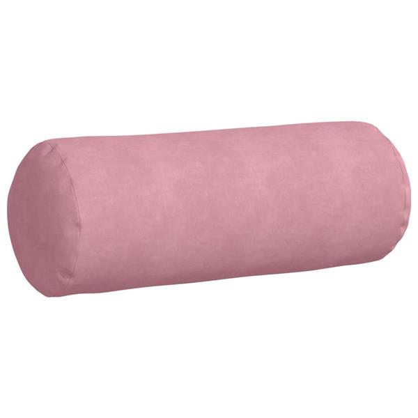 Grote foto vidaxl bolster kussens 2 stuks roze 25 x 70 cm cordstof huis en inrichting woningdecoratie