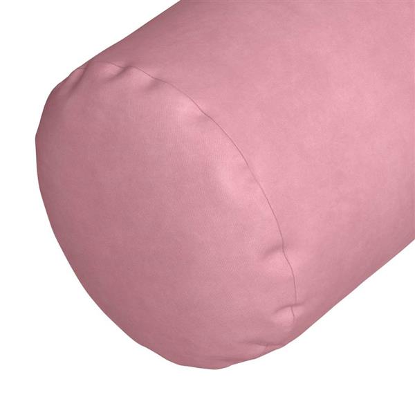 Grote foto vidaxl bolster kussens 2 stuks roze 25 x 70 cm cordstof huis en inrichting woningdecoratie