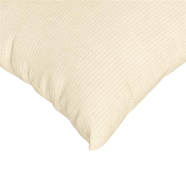 Grote foto vidaxl sofa kussens 2 stuks cr me 60 x 40 cm cordstof huis en inrichting woningdecoratie