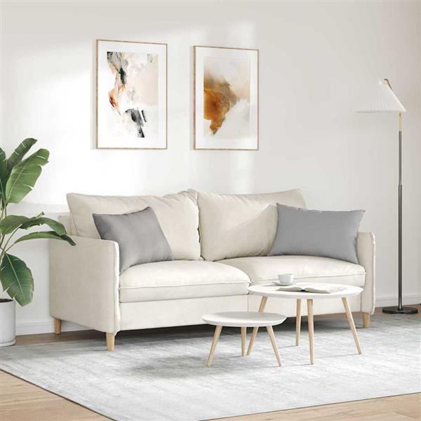 Grote foto vidaxl sofa kussens 2 stuks grijs 60 x 40 cm stof huis en inrichting woningdecoratie