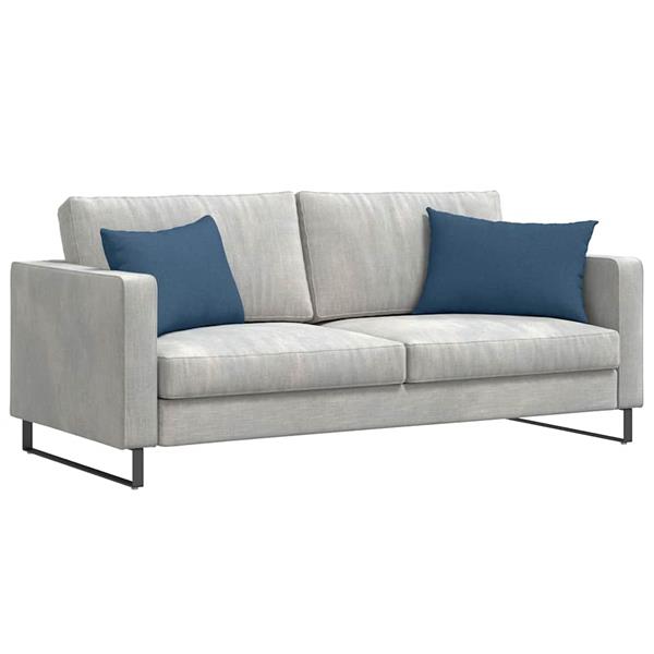 Grote foto vidaxl sofa kussens 2 stuks blauw 60 x 40 cm stof huis en inrichting woningdecoratie