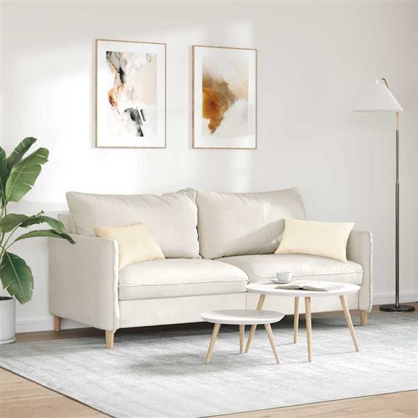 Grote foto vidaxl sofa kussens 2 stuks cr me 50 x 30 cm cordstof huis en inrichting woningdecoratie