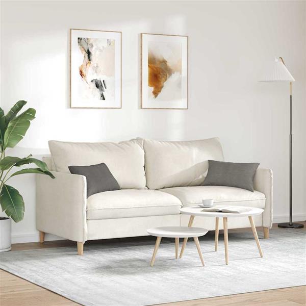 Grote foto vidaxl sofa kussens 2 stuks lichtgrijs 50 x 30 cm cordstof huis en inrichting woningdecoratie