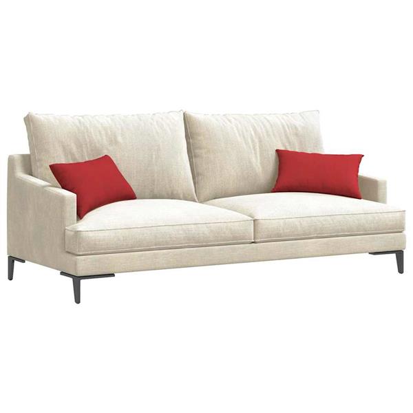 Grote foto vidaxl sofa kussens 2 stuks rood 50 x 30 cm stof huis en inrichting woningdecoratie