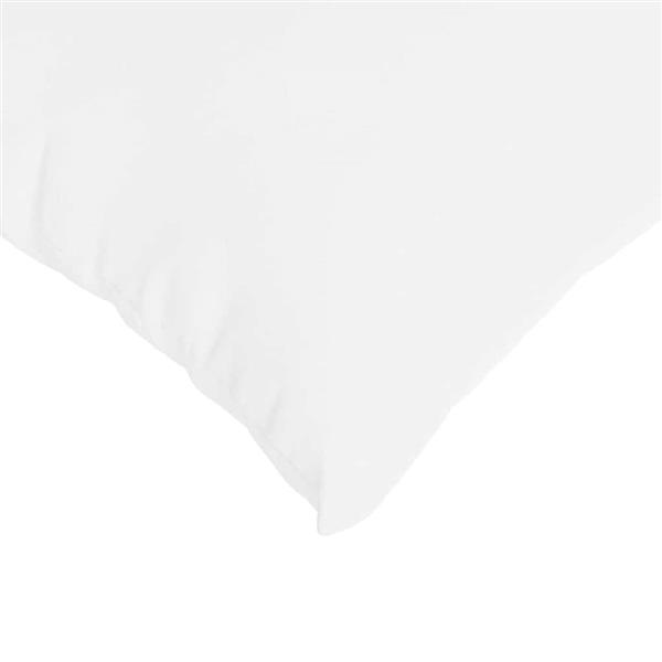 Grote foto vidaxl sofa kussens 2 stuks wit 50 x 30 cm stof huis en inrichting woningdecoratie