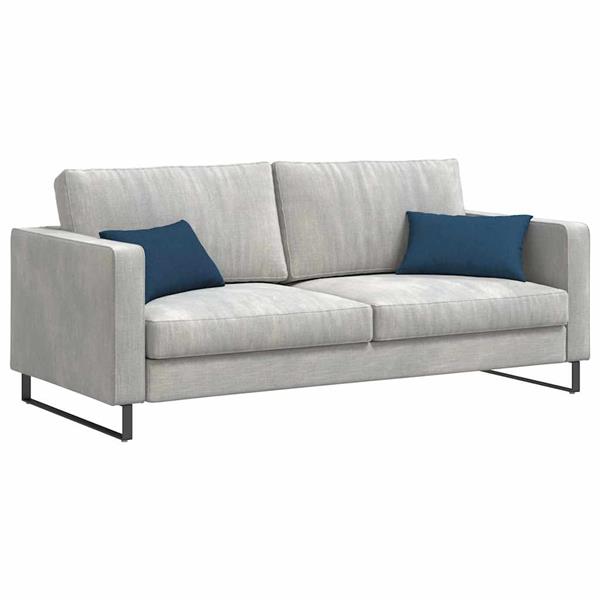 Grote foto vidaxl sofa kussens 2 stuks blauw 50 x 30 cm stof huis en inrichting woningdecoratie