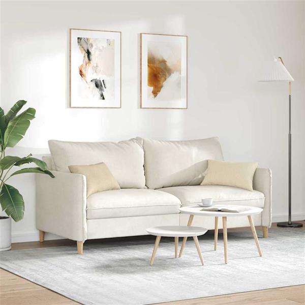Grote foto vidaxl sofa kussens 2 stuks cr me 50 x 30 cm stof huis en inrichting woningdecoratie