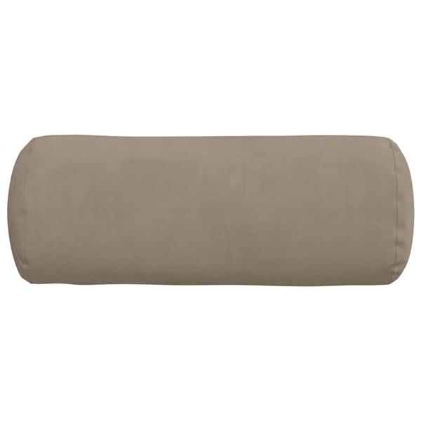 Grote foto vidaxl bolster kussens 2 stuks taupe 15 x 40 cm microvezel stof huis en inrichting woningdecoratie