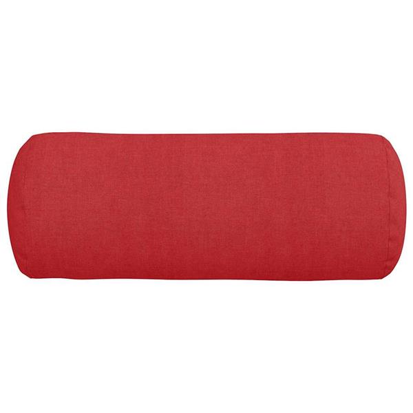 Grote foto vidaxl bolster kussens 2 stuks rood 15 x 40 cm stof huis en inrichting woningdecoratie