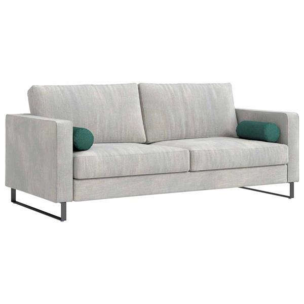 Grote foto vidaxl bolster kussens 2 stuks donkergroen 15 x 40 cm stof huis en inrichting woningdecoratie